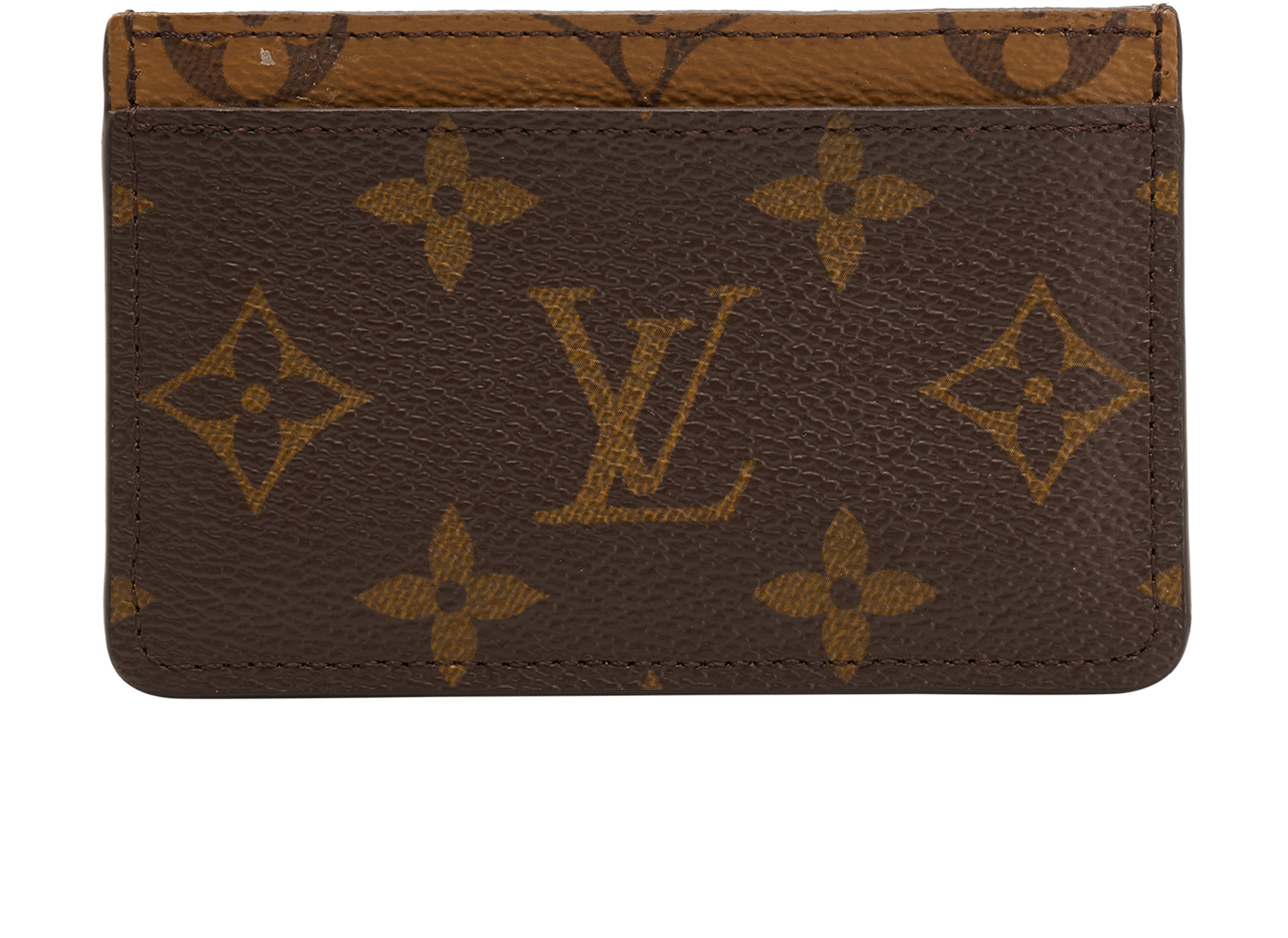 Louis Vuitton Card Holder, &pound;180, Accessories, Brown, Canvas, Back view